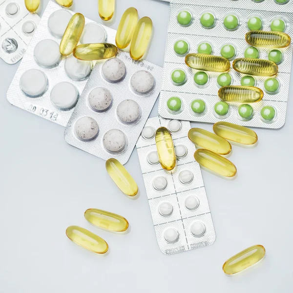 Comprimidos diferentes — Fotografia de Stock