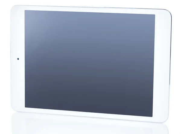 Планшетный компьютер на белом фоне — стоковое фото