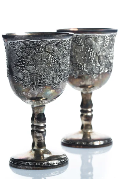 Old wine goblets — Stock Photo, Image