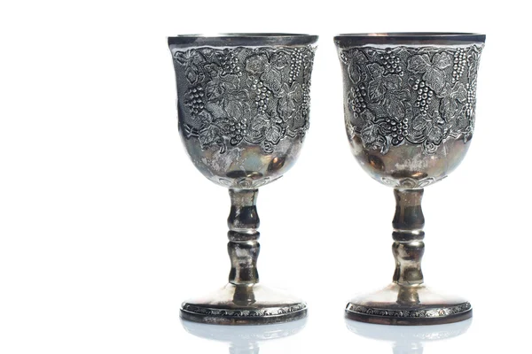 Old wine goblets — Stock Photo, Image