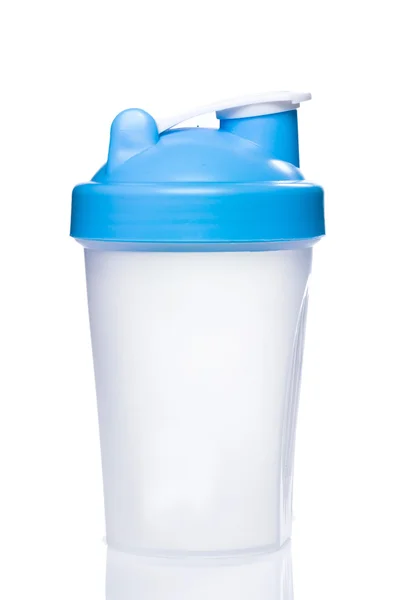 Empty protein shaker — Stock Photo, Image