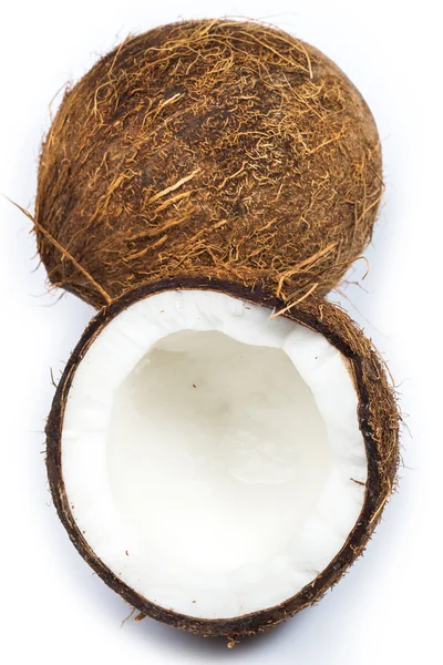 Coconuts on white background — Stock Photo, Image