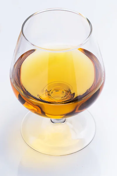 Glas Cognac — Stockfoto