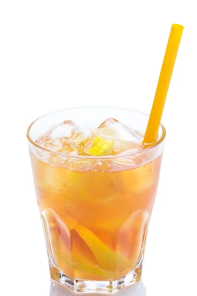Fresh cocktail with lemon — Stock Photo, Image