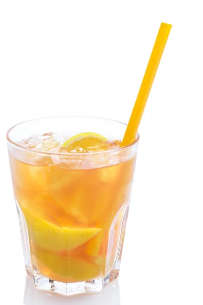 Fresh cocktail with lemon — Stock Photo, Image