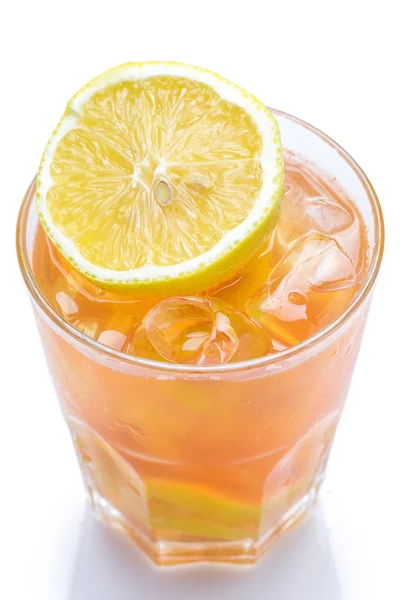 Fresh cocktail with lemon — Stock Photo, Image