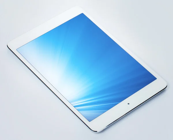 Tablet pc with shining screen — Stock Photo, Image