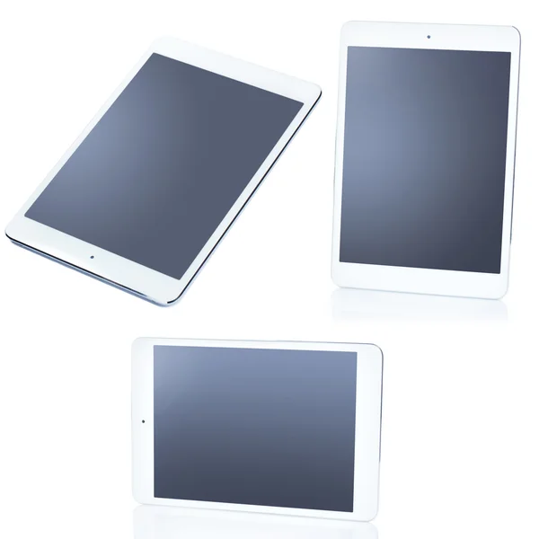 Weißer Tablet-PC — Stockfoto