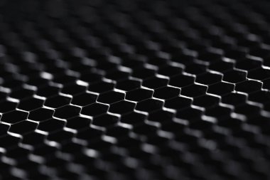 Bal peteği hücreli soyut yüksek teknolojili yüzeye yakın çekim 