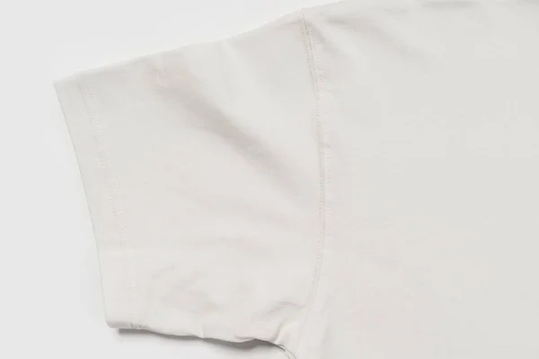 Close Cotton Fabric Texture White Shirt — Stock Photo, Image