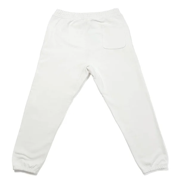 白色运动裤 白色背景 — 图库照片