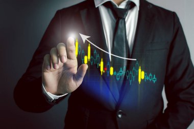 İşadamları yenilikçi bir teknoloji kullanıyorlar. Karışık medya, dijital akıllı telefon ve online alışveriş konsepti.