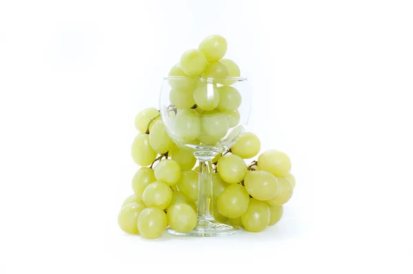Grapes and a glass — Stock Photo, Image