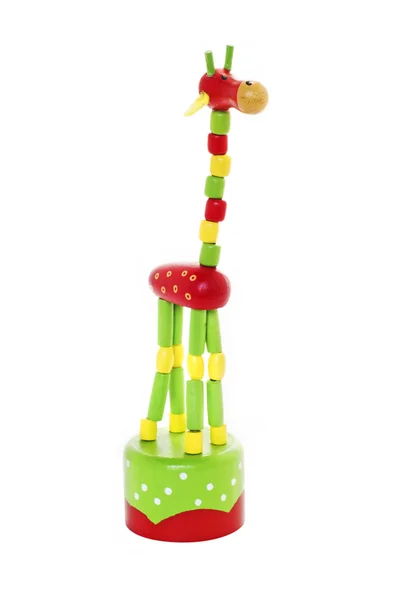 Colorfull giraffe toy — Stock Photo, Image