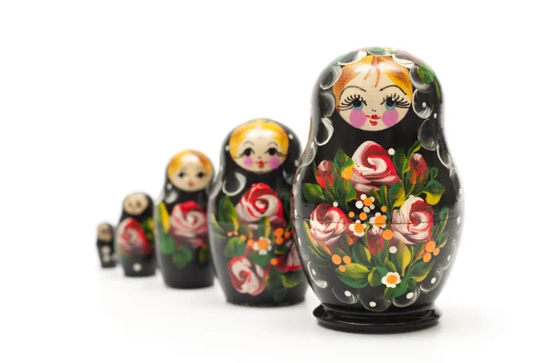 Tradiční ruská panenka matreshka — Stock fotografie
