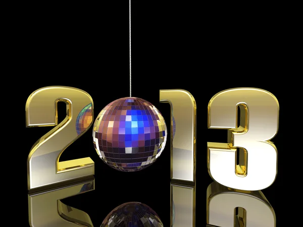 Νέο έτος 2013 disco μπάλα — Φωτογραφία Αρχείου