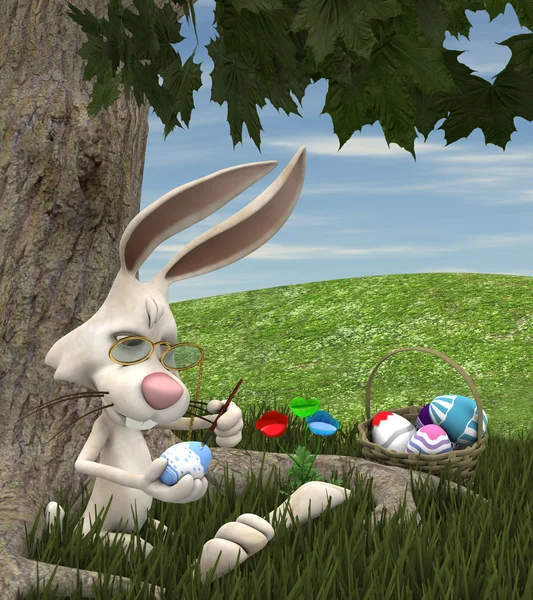 easter bunny boyama yumurta