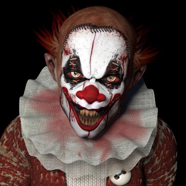 Scarier Clown 1 clipart