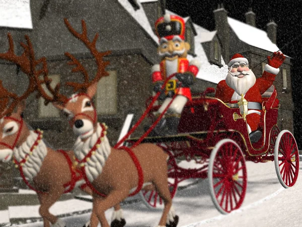 Santa's Carriage — Stock Photo, Image