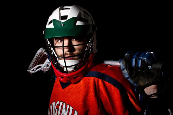 Lacrosse player — Stock Photo, Image