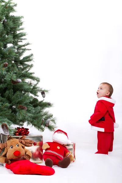 Niño de Santa — Foto de Stock