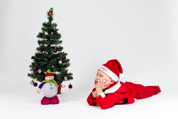 Niño de Santa — Foto de Stock