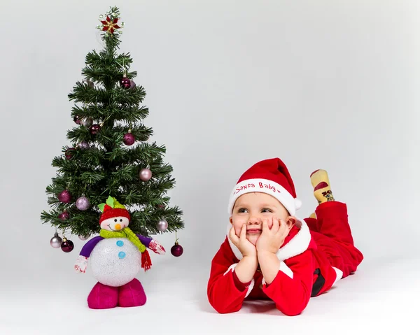 Santa baby pojke — Stockfoto