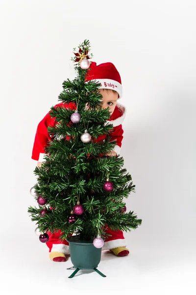 Babbo Natale bambino — Foto Stock