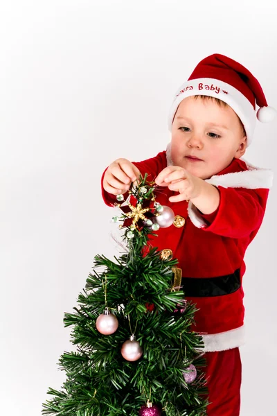 Niño de Santa — Foto de Stock