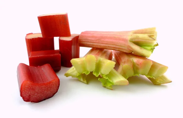 Red rhubarb — Stock Photo, Image