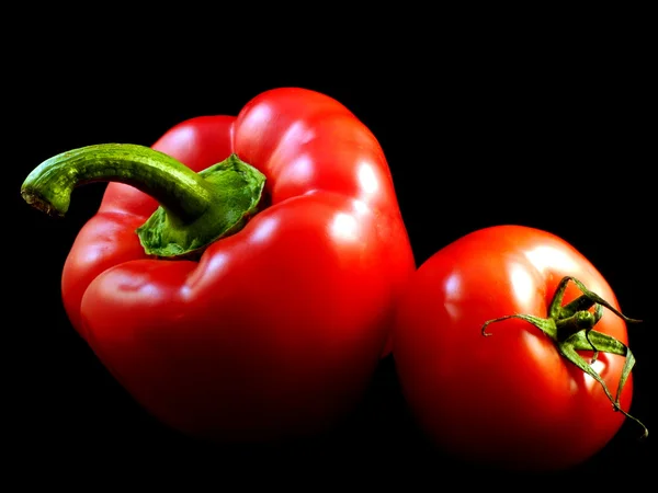 Paprika and tomato — Stock Photo, Image