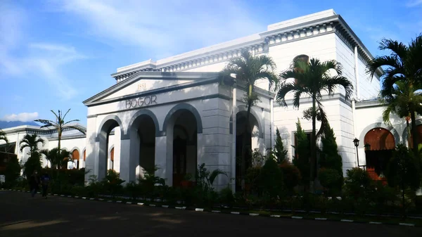 Bogor Indonesien April 2022 Der 1881 Erbaute Bahnhof Bogor Westjava — Stockfoto