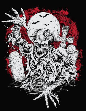 zombi mezardan yükselen