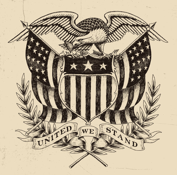 Рисунок американского орла
