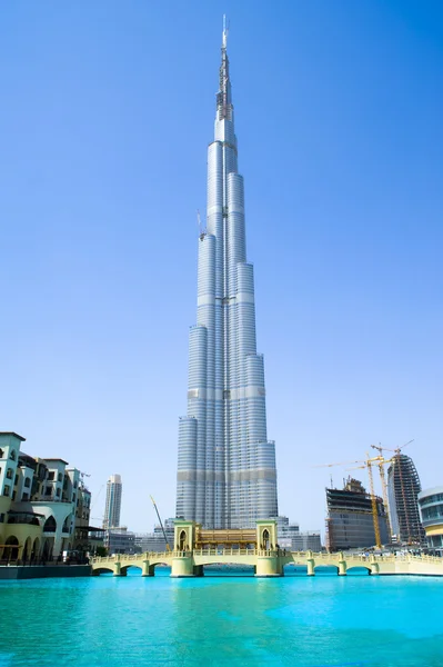 Burj khalifa toew w Dubaju — Zdjęcie stockowe