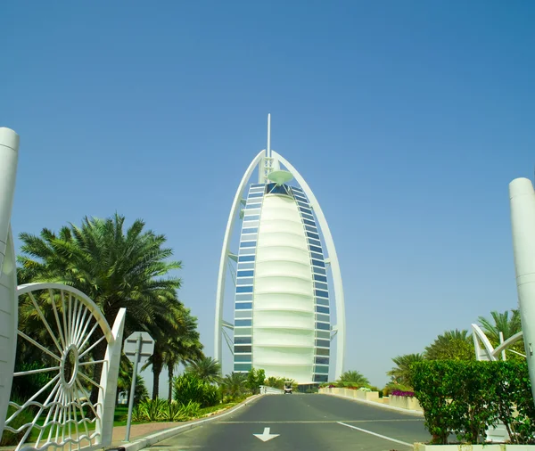 Burj Al Arab hotel w Dubaju — Zdjęcie stockowe