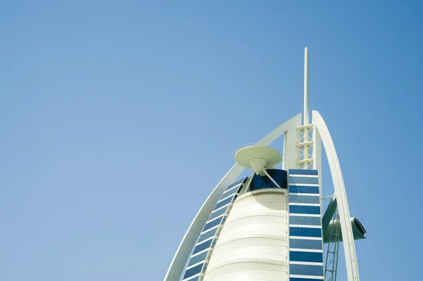 Отель Burj Al Arab в Дубае — стоковое фото