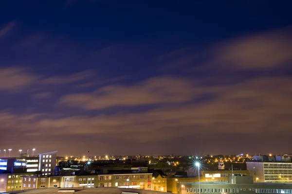 Birmingham, wolkenlandschaft in der dämmerung — Stockfoto