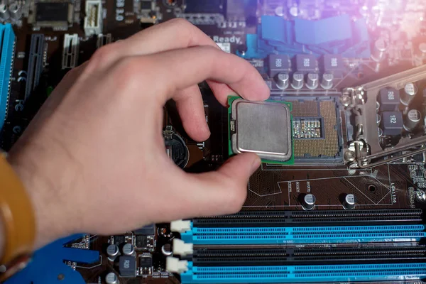 Dure Computer Reparatieprocessoren Verhoging Van Kosten Van Componenten — Stockfoto