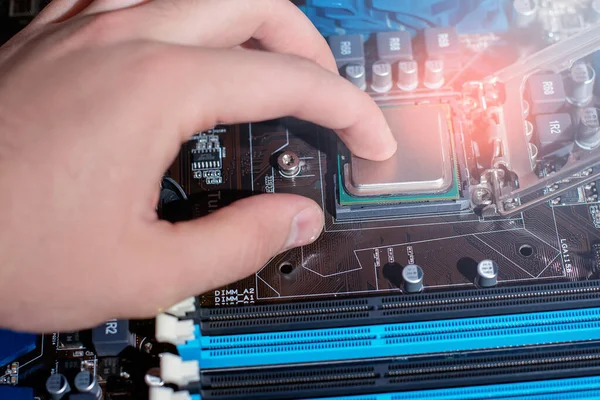 Dure Computer Reparatieprocessoren Verhoging Van Kosten Van Componenten — Stockfoto
