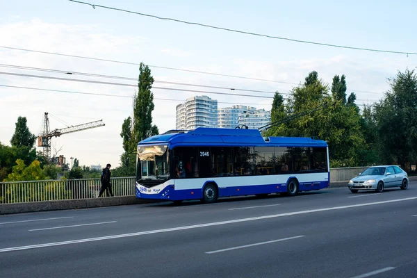 Chisinau Moldova Septembre 2021 Trolleybus Rtec 62321 Bkm 3946 Cheval — Photo