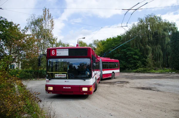 Ivano Frankivsk Ukraine Octobre 2017 Trolleybus Grf Stift Ge204 M16 — Photo