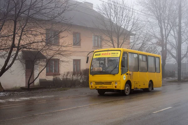 Chernivtsi Ucrania Enero 2022 Autobús Bogdan A069 Caballo Con Los — Foto de Stock