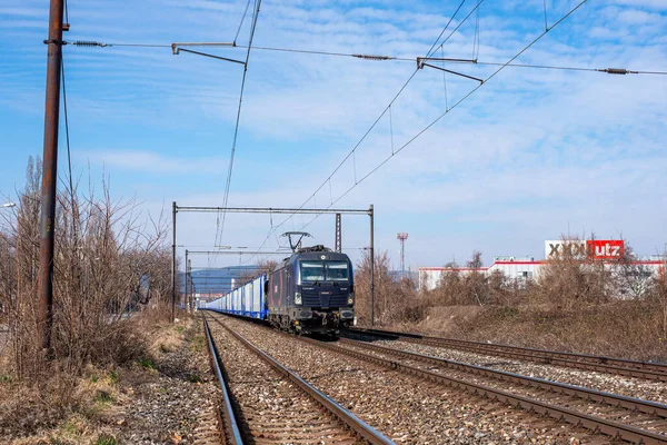 Bratislava Slovakia March 2022 Locomotive Siemens Vectron 193 807 Poland — Fotografia de Stock