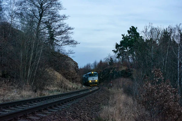 Jihlava Tschechische Republik Februar 2022 Lokomotive Loko T478 750 709 — Stockfoto