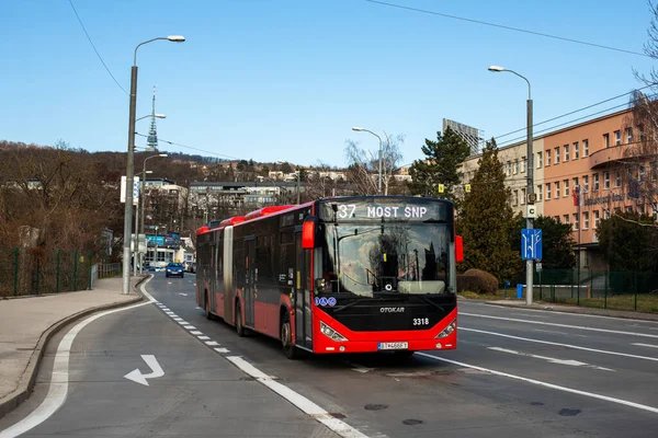 Banska Bystrica Slovakia April 2022 Trolleybus Skoda 14Tr 1001 Riding — Photo