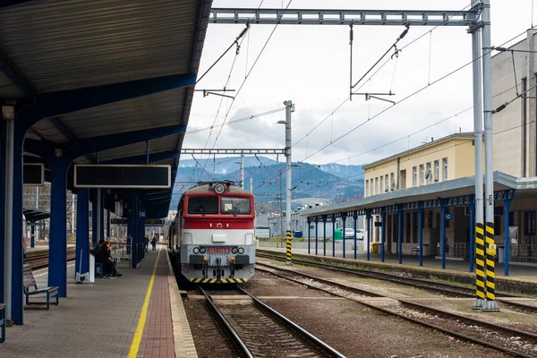 Banska Bystrica Slovakia Nisan 2022 Lokomotif Zssk Sınıf 757 Ckd — Stok fotoğraf