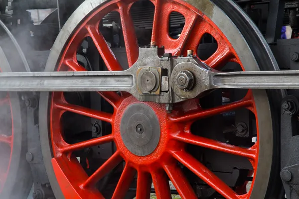 eski lokomotif kırmızı tekerlek