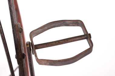 tarihsel bir bisiklet pedalı üzerinde kapat