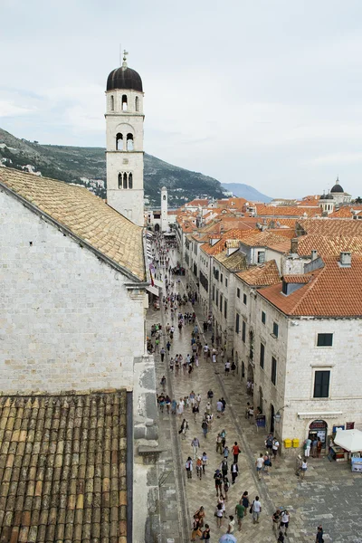 Utsikt över gamla stan i dubrovnik — Stockfoto